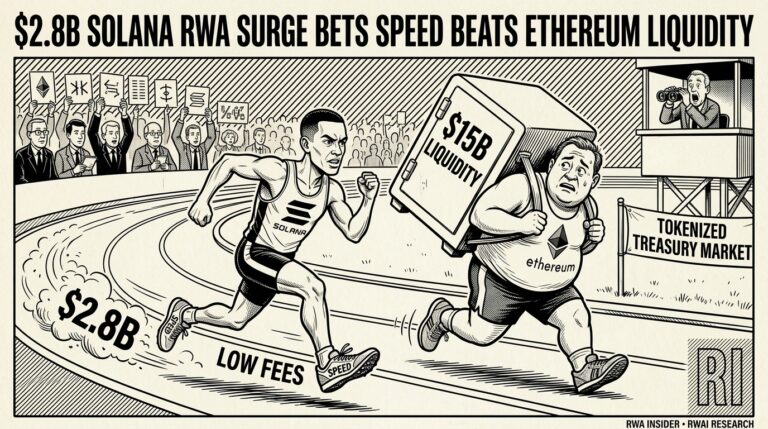 $2.8B Solana RWA Surge Bets Speed Beats Ethereum Liquidity | RWA Insider