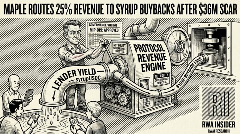 Maple Routes 25% Revenue To SYRUP Buybacks After $36M Scar | RWA Insider
