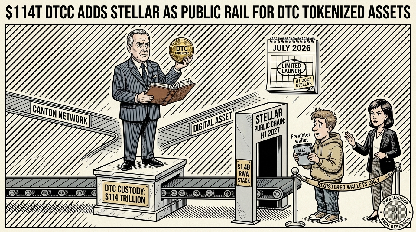 DTCC adds Stellar as public blockchain rail for $114 trillion DTC tokenized assets with first half 2027 launch | RWA Insider