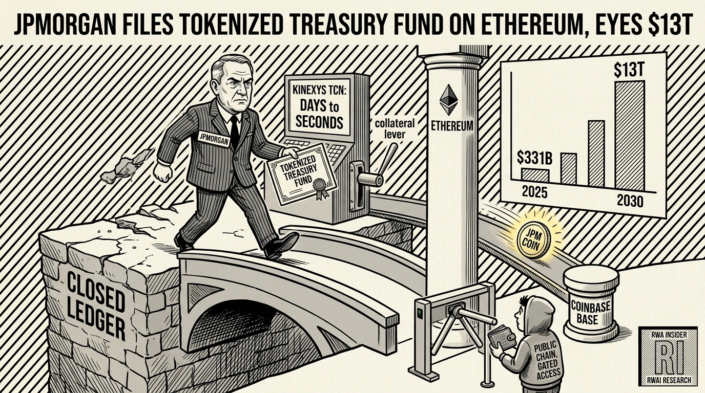 JPMorgan moves tokenized Treasuries onto Ethereum and Base public chains | RWA Insider