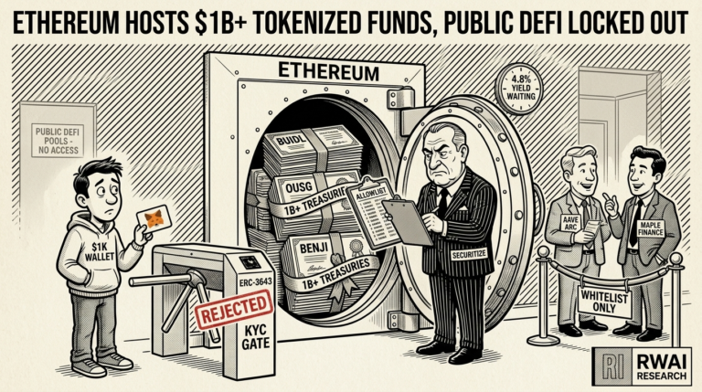 Ethereum hosts $1B+ tokenized funds, BlackRock BUIDL and Ondo OUSG locked behind allowlist from public DeFi | RWA Insider