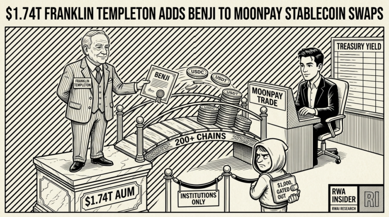 Franklin Templeton hands BENJI to MoonPay Trade for stablecoin swaps, retail gated out | RWA Insider