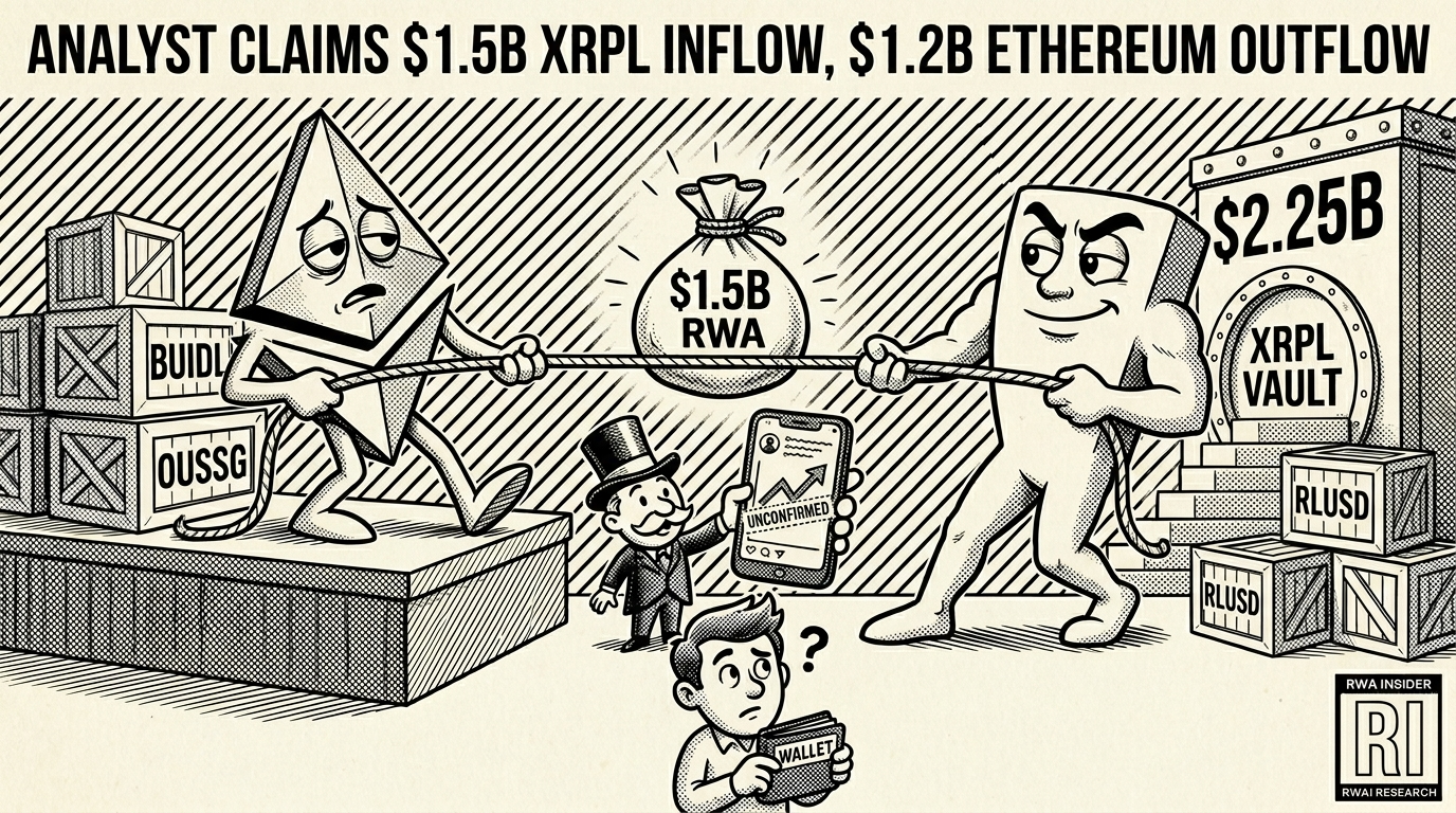 XRP Ledger and Ethereum tug-of-war over $1.5B tokenized RWA inflows | RWA Insider