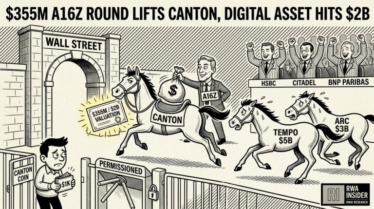 Digital Asset raises $355M led by a16z to scale Canton Network for Wall Street | RWA Insider