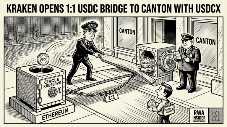 Kraken bridges USDC to Canton Network as USDCx, backed one to one | RWA Insider