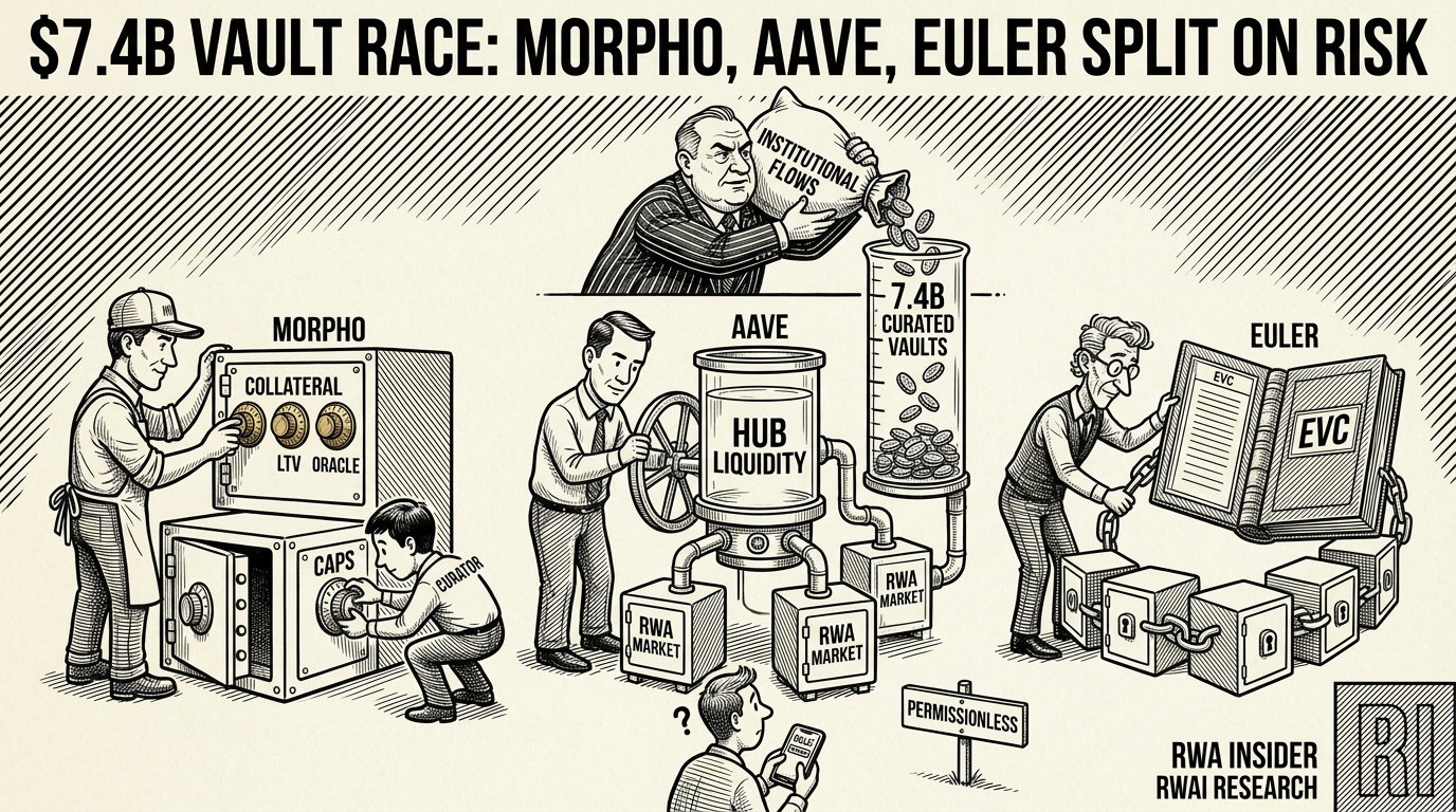 Morpho, Aave, and Euler build separate risk-isolated lending vaults as institutional money flows in | RWA Insider