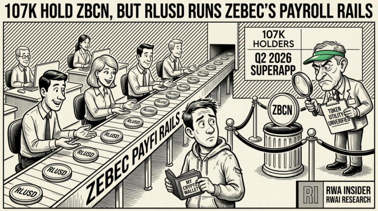 ZBCN token separated from Zebec RLUSD payroll rails | RWA Insider