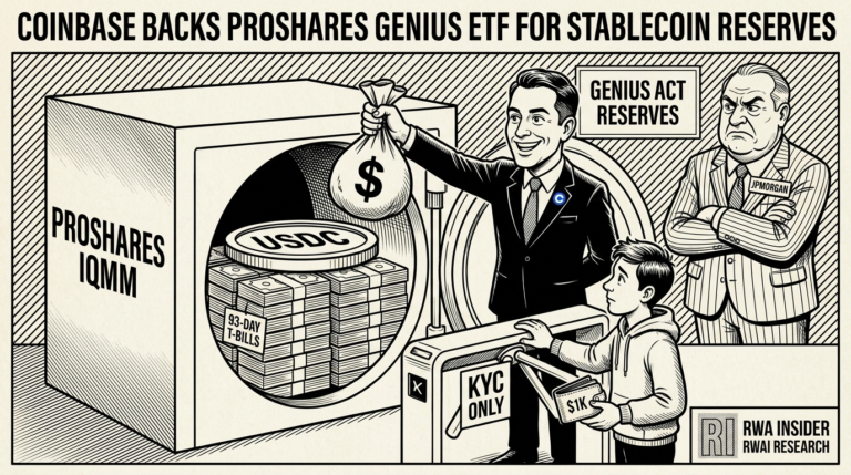 Coinbase backs ProShares GENIUS reserve ETF behind USDC | RWA Insider