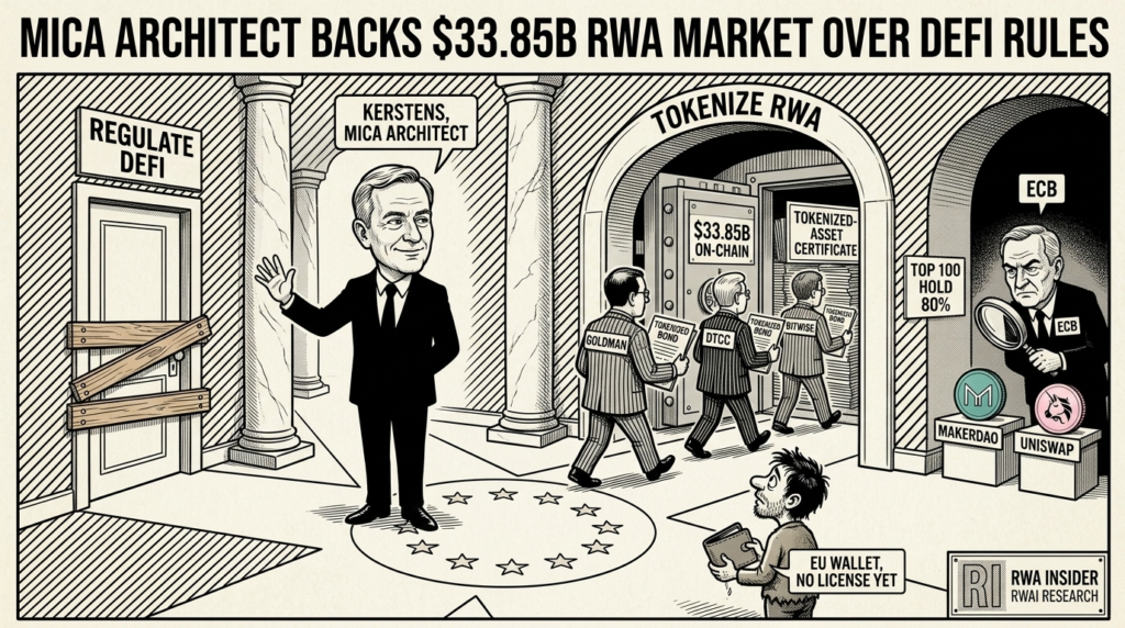 MiCA architect backs tokenized RWA market over new DeFi rules in the EU | RWA Insider