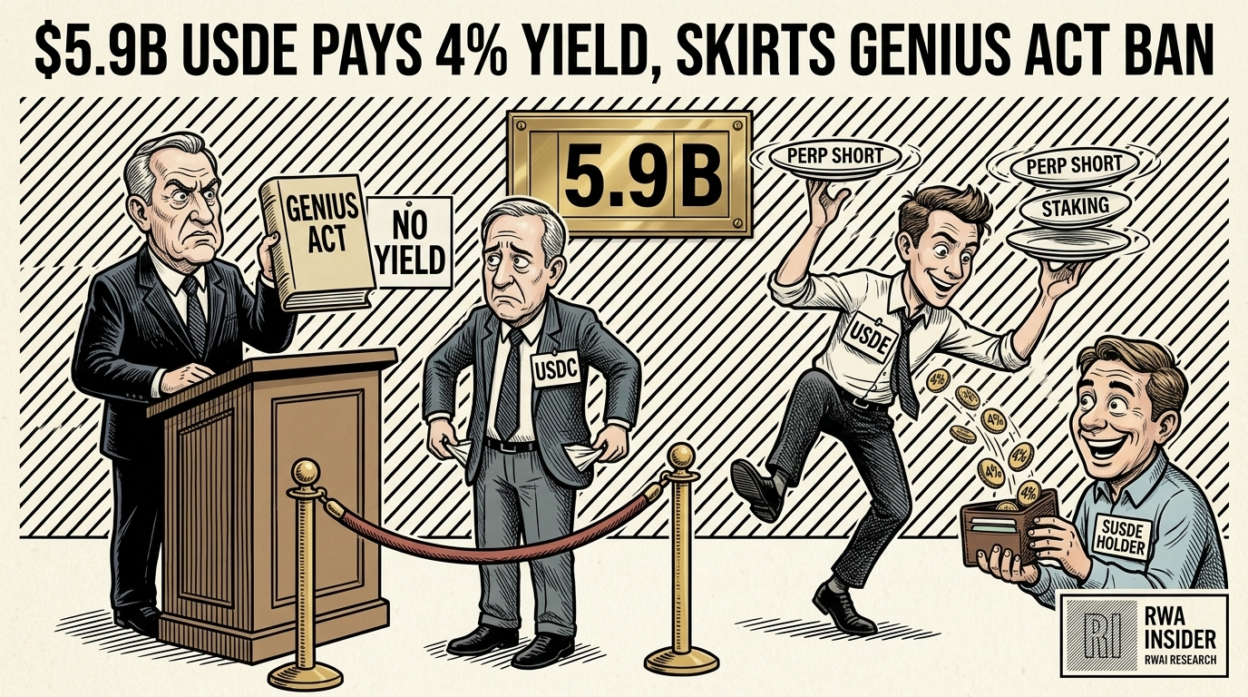 USDe synthetic dollar sidesteps GENIUS Act yield ban | RWA Insider