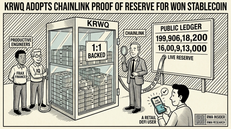 KRWQ adopts Chainlink Proof of Reserve for its Korean won stablecoin | RWA Insider