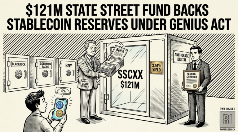 State Street launches SSCXX money market fund to back stablecoin reserves | RWA Insider