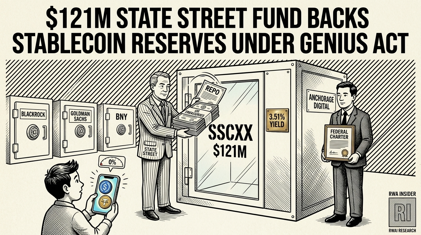 State Street launches SSCXX money market fund to back stablecoin reserves | RWA Insider