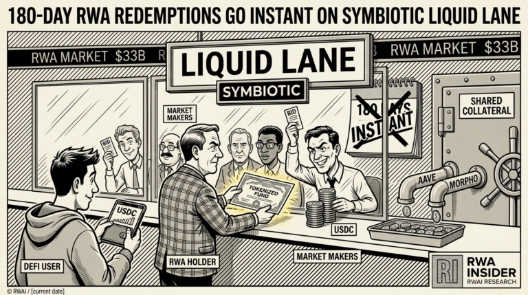 Symbiotic Liquid Lane swaps tokenized funds for instant USDC, cutting 180-day RWA redemptions | RWA Insider