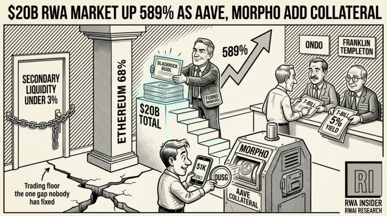 Tokenized RWA market hits $20 billion as Aave and Morpho add Treasuries as collateral | RWA Insider
