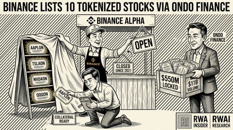 Binance lists Ondo tokenized US stocks | RWA Insider
