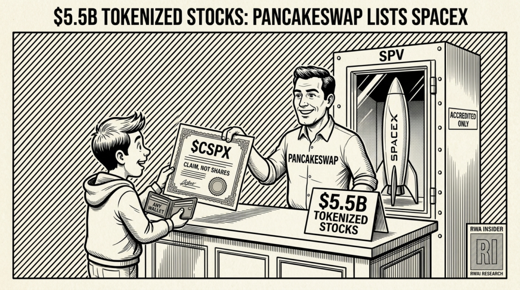PancakeSwap lists tokenized SpaceX exposure CSPX | RWA Insider