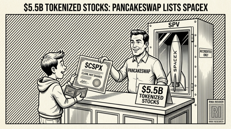 PancakeSwap lists tokenized SpaceX exposure CSPX | RWA Insider