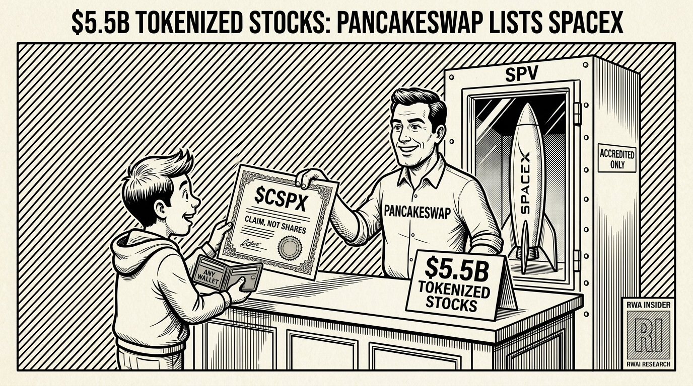 PancakeSwap lists tokenized SpaceX exposure CSPX | RWA Insider