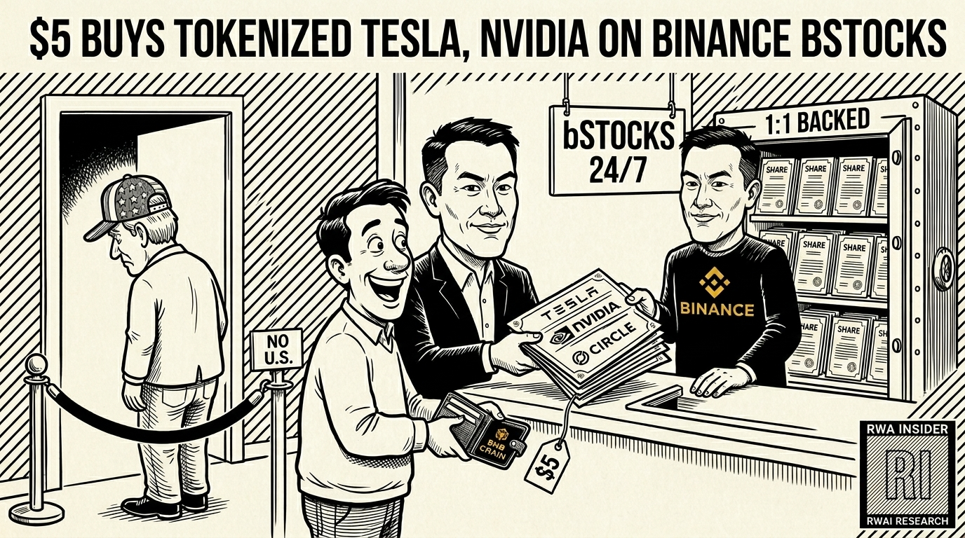 Binance launches bStocks tokenized US stocks on BNB Chain | RWA Insider