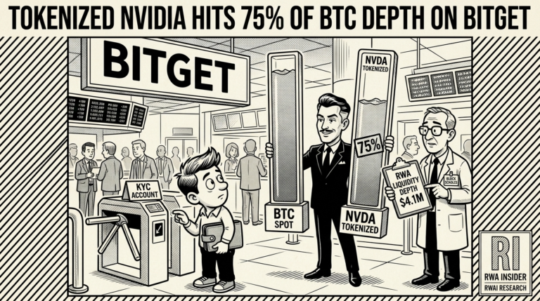 Bitget reports tokenized Nvidia liquidity reaching 75% of bitcoin depth | RWA Insider