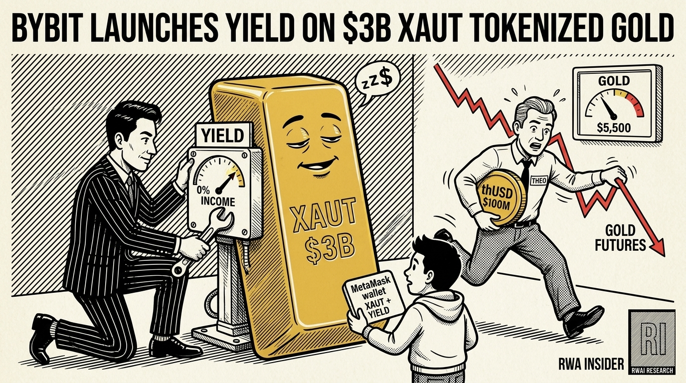 Bybit adds a yield layer to XAUT tokenized gold | RWA Insider