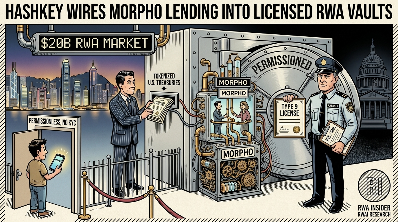 HashKey Chain wires Morpho lending into licensed RWA vaults | RWA Insider