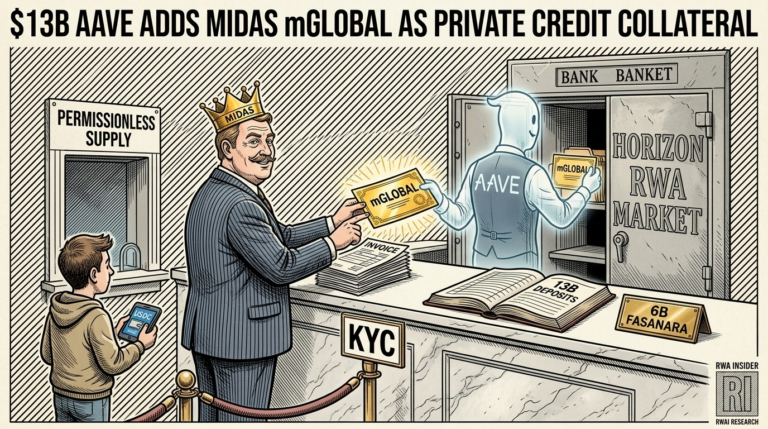 Midas mGLOBAL added as private credit collateral on Aave Horizon | RWA Insider