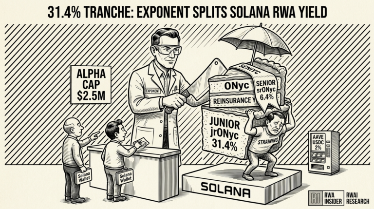 Exponent splits Solana ONyc reinsurance yield into senior and junior tranches | RWA Insider