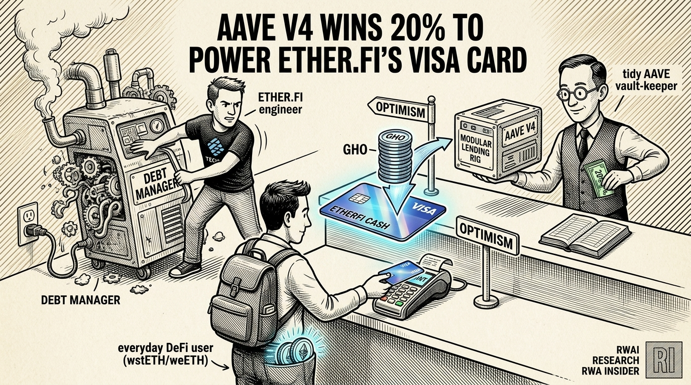 Aave V4 powers Ether.fi's EtherFi Cash Visa card | RWA Insider