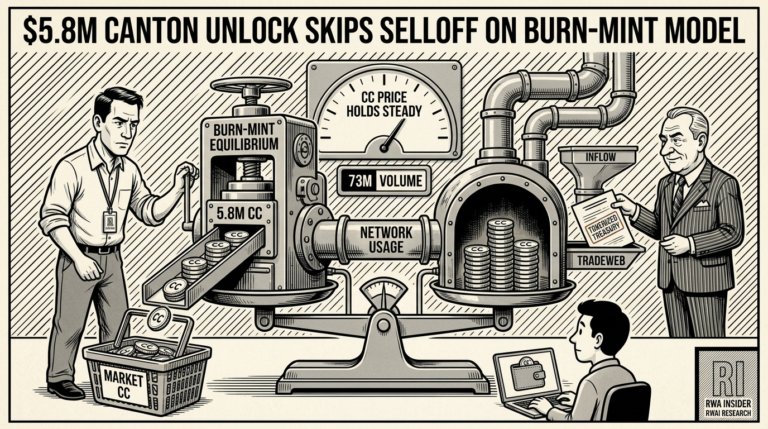 Canton's burn-mint press absorbs a $5.8M CC token unlock | RWA Insider