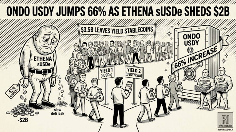 Ondo USDY grows as Ethena sUSDe supply falls in a Q2 stablecoin yield rotation | RWA Insider
