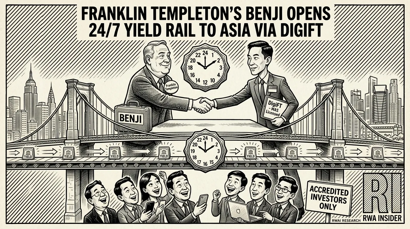 Franklin Templeton’s BENJI Opens 24/7 Yield Rail To Asia Via DigiFT | RWA Insider