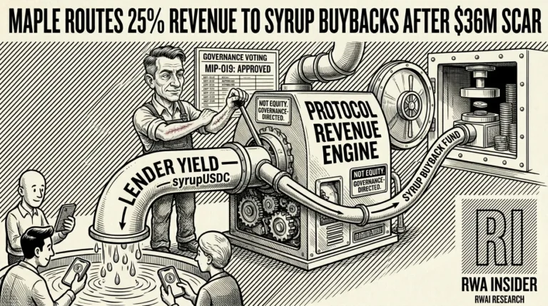 Maple Routes 25% Revenue To SYRUP Buybacks After $36M Scar | RWA Insider