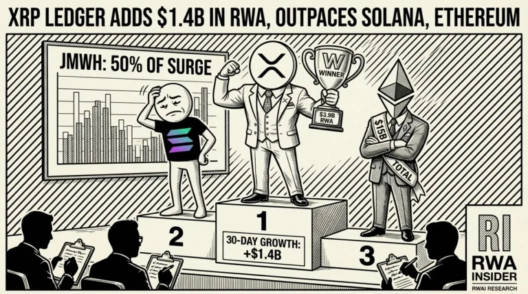 XRP Ledger Adds $1.4B In RWA, Outpaces Solana, Ethereum | RWA Insider