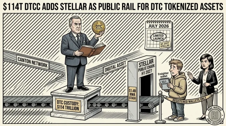 DTCC adds Stellar as public blockchain rail for $114 trillion DTC tokenized assets with first half 2027 launch | RWA Insider