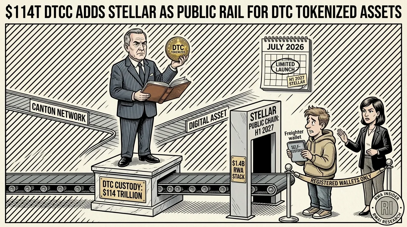 DTCC adds Stellar as public blockchain rail for $114 trillion DTC tokenized assets with first half 2027 launch | RWA Insider
