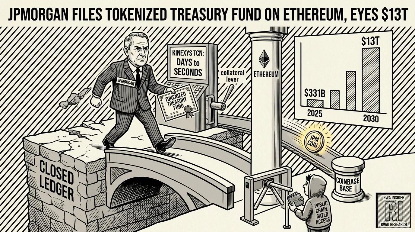 JPMorgan moves tokenized Treasuries onto Ethereum and Base public chains | RWA Insider