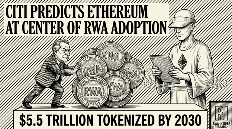 Citigroup forecasts $5.5T tokenized assets on Ethereum by 2030 | RWA Insider