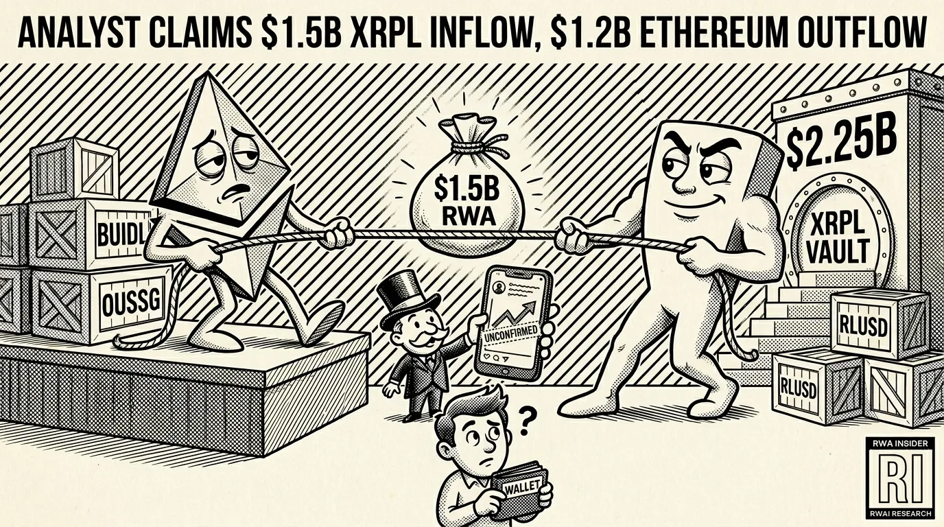 XRP Ledger and Ethereum tug-of-war over $1.5B tokenized RWA inflows | RWA Insider