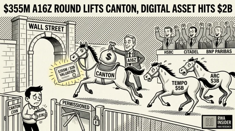 Digital Asset raises $355M led by a16z to scale Canton Network for Wall Street | RWA Insider