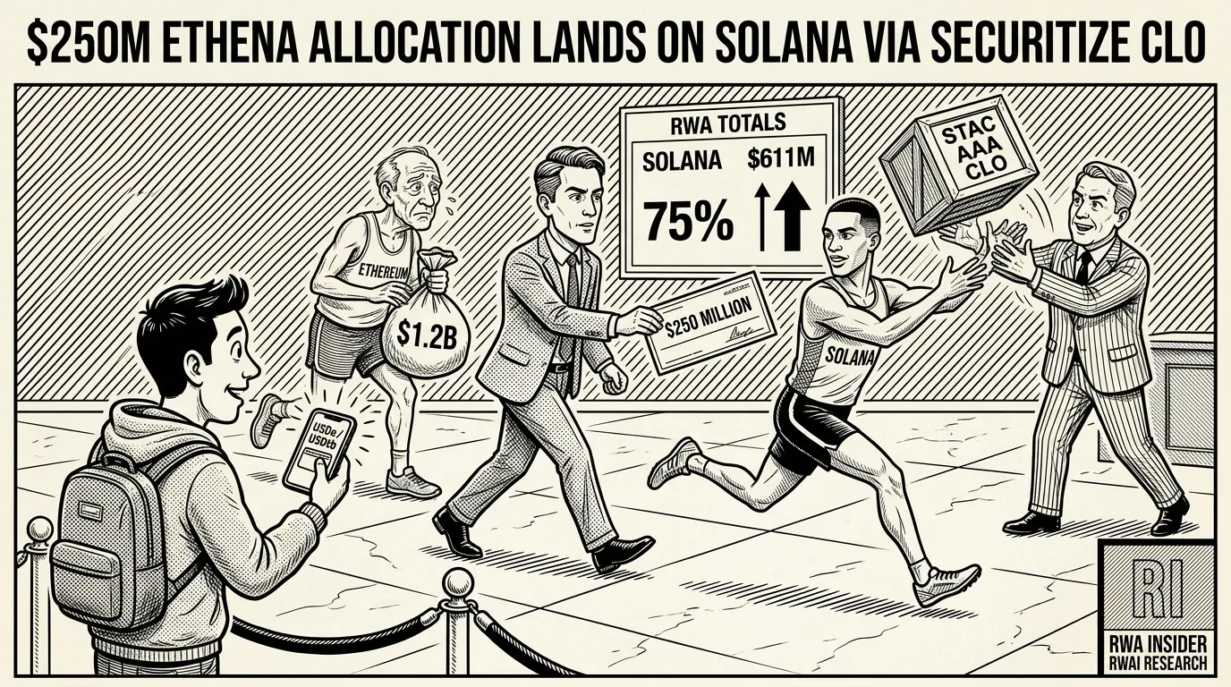 Solana lands Securitize STAC CLO fund, Ethena adds $250M | RWA Insider