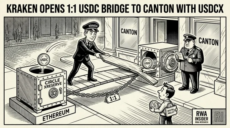 Kraken bridges USDC to Canton Network as USDCx, backed one to one | RWA Insider