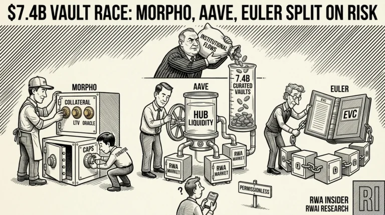 Morpho, Aave, and Euler build separate risk-isolated lending vaults as institutional money flows in | RWA Insider