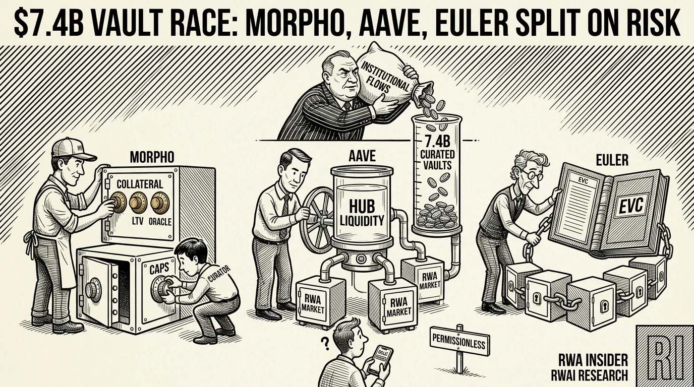 Morpho, Aave, and Euler build separate risk-isolated lending vaults as institutional money flows in | RWA Insider