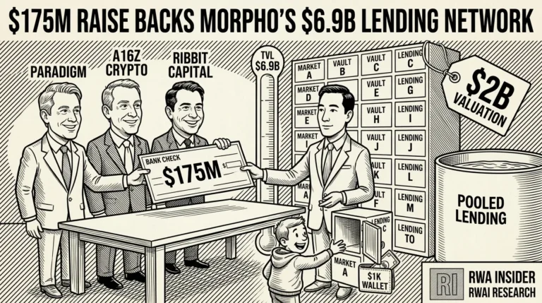 Morpho raises $175M on-chain credit round | RWA Insider