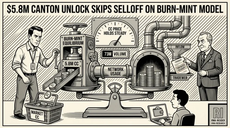 Canton's burn-mint press absorbs a $5.8M CC token unlock | RWA Insider