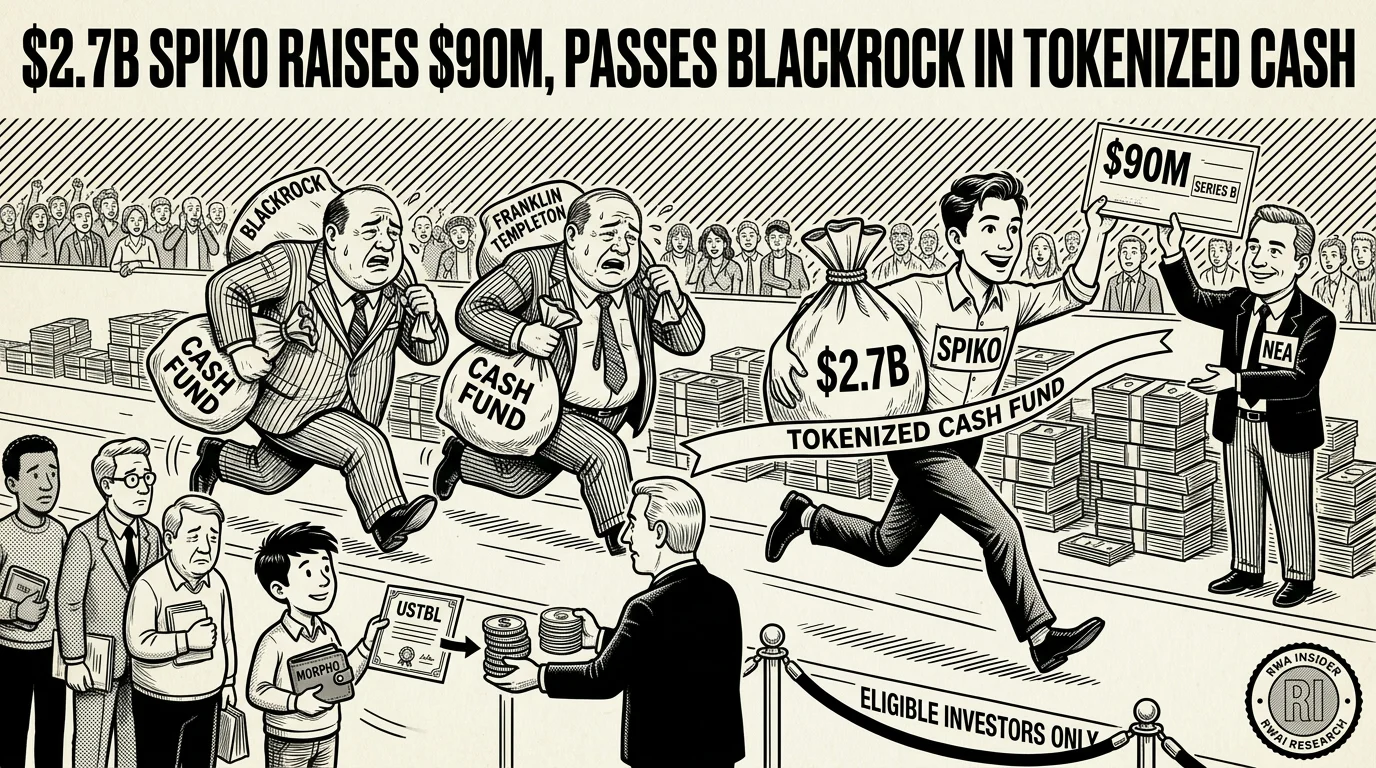 Spiko raises $90M as tokenized cash funds pass BlackRock at $2.7B | RWA Insider