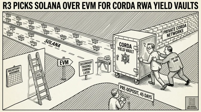 R3 brings Corda Protocol RWA yield vaults to Solana over EVM chains | RWA Insider