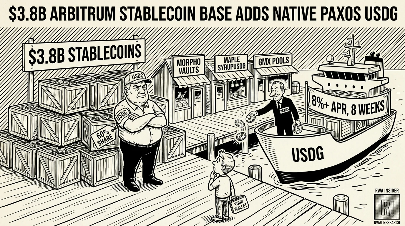 Paxos USDG launches natively on Arbitrum to challenge USDC's stablecoin share | RWA Insider